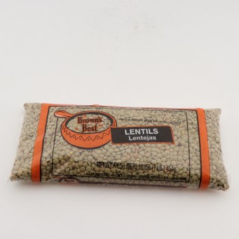 BROWN'S BEST Lentils 454G