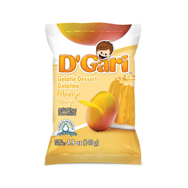 GELATINA D'GARI Mango 5oz