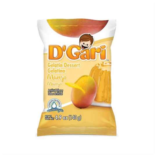 GELATINA D'GARI Mango 5oz