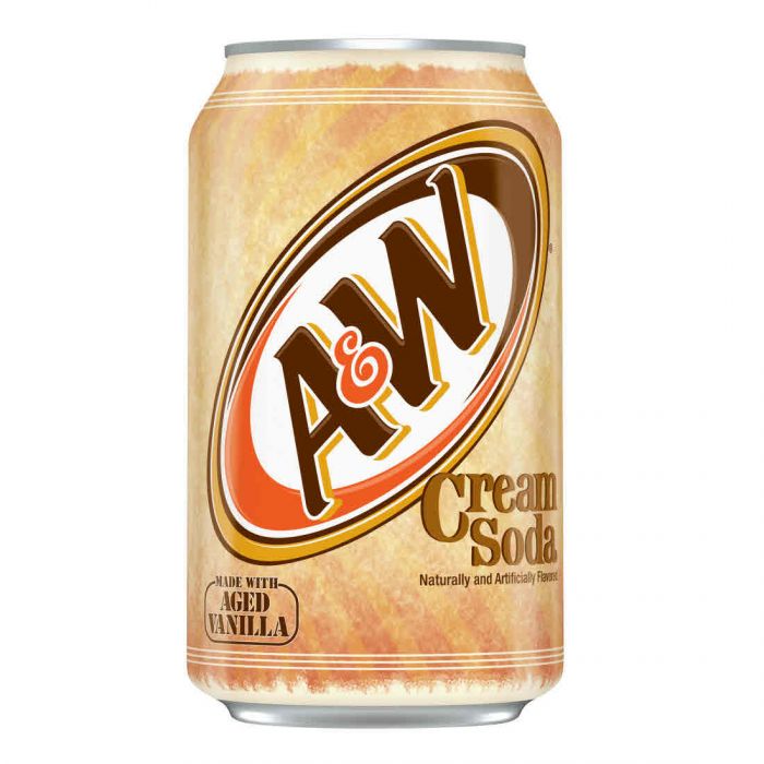 A And W No Caffeine Cream  Naturally And Artificially Flavored 355 Mililiters Soda Drink