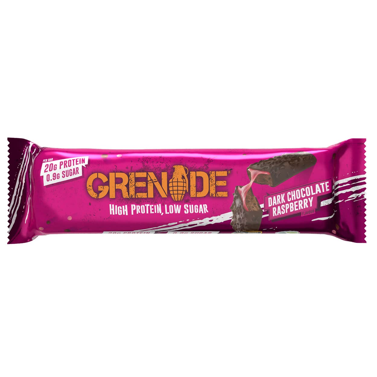 Grenade - Dark Chocolate Raspberry 60g