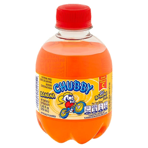 Chubby Go Bananas Sweetened With Sucralose And Sugar 250 Mililiters Soft Soda Drink