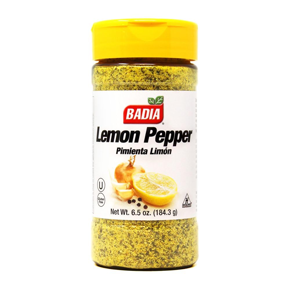 BADIA SPICES LEMON PEPPER SEASONING 6.5