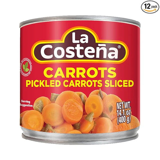 LA COSTENA SLICED PICKLED CARROTS 14.1OZ