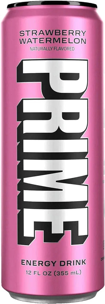 Prime Energy Strawberry Watermelon Cans 12oz 355ml