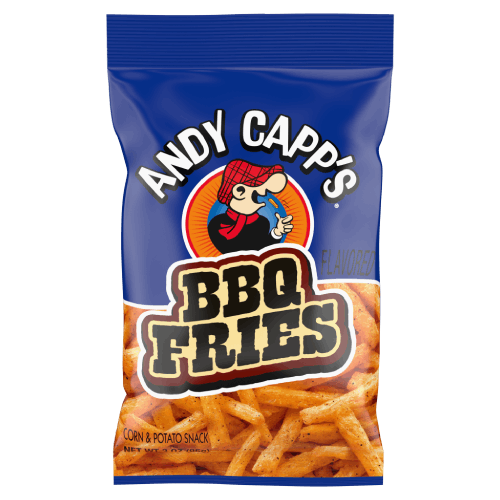 Andy Capps R Bar B Q Fries Flavored Corn And Potato Snack 85 Grams