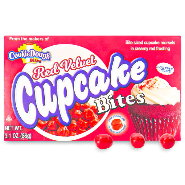 Red Velvet Cookie Dough Egg Free Recipe Bites Crc 533 Dairy 88 Grams