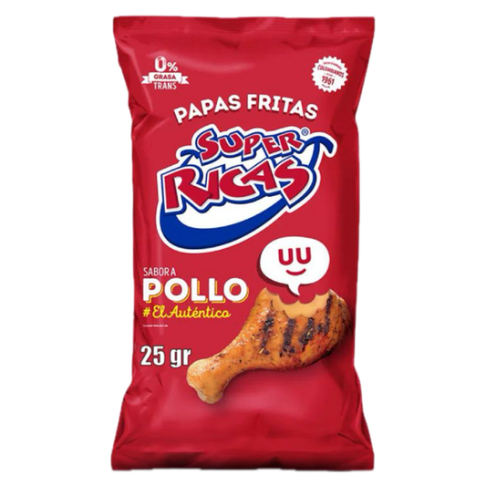 Super Rica Chicken Flavoured Potato Chips 25g