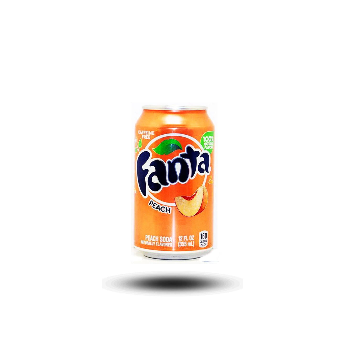 Caffeine 100% Natural Flavors Fanta Peach Flavored Soda With Other Natural Flavors 355 Mililiters