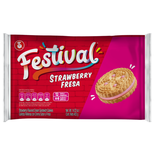 NOEL FESTIVAL GALLETAS FRESA 415 GM