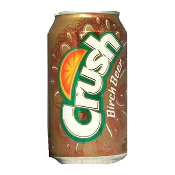 Crush R Birch Beer Naturally And Artificially  Flavored 355 Mililiters Soda Drink