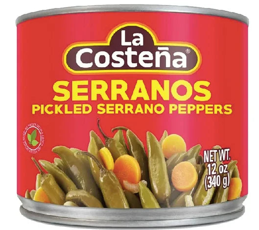 La Costena Serrano 12 Oz