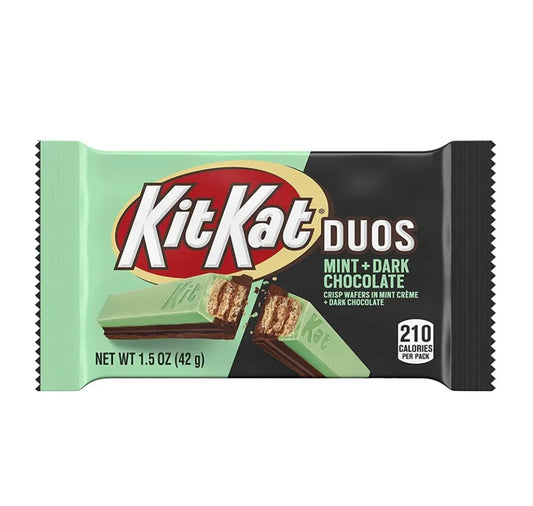 Kitkat Duos Mint And Dark Chocolate 42 Grams