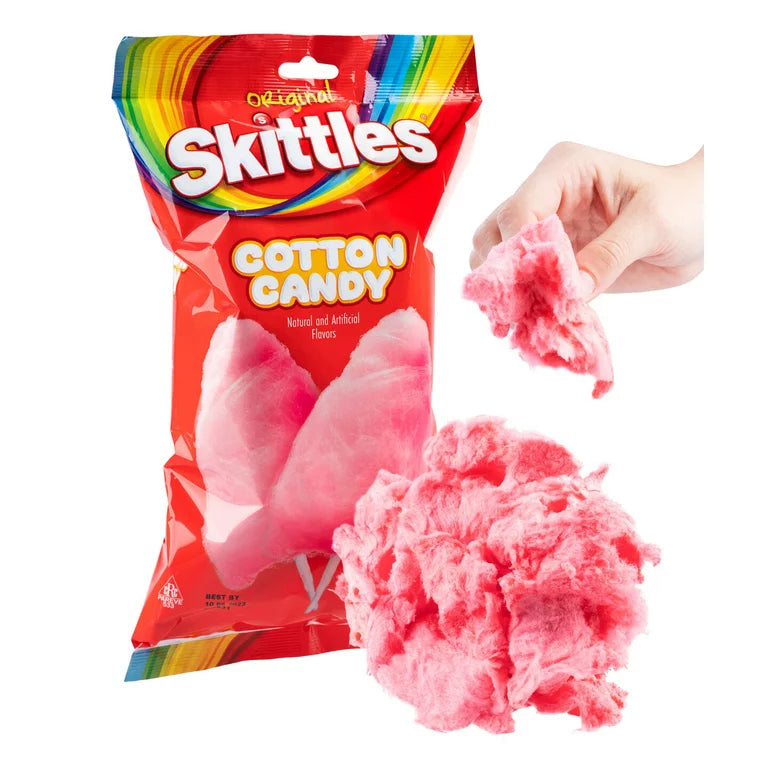 Skittles Original Cotton Candy Natural And Artificial Flavors 88 Grams