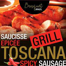 Banquet Brazil Toscana GRILL Spicy Sausage 375g