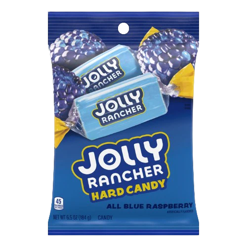 JOLLY RANCHER L HARD CANDY BLUE RASP 6.5