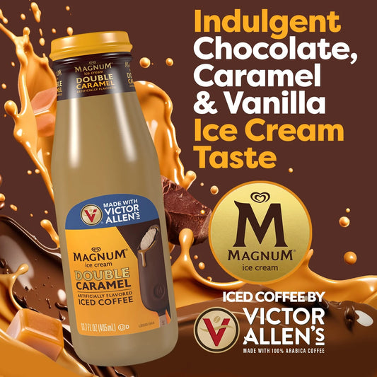 Victor Allens Magnurn  Double Caramel Chocolate 405 Mililiters Iced Coffee