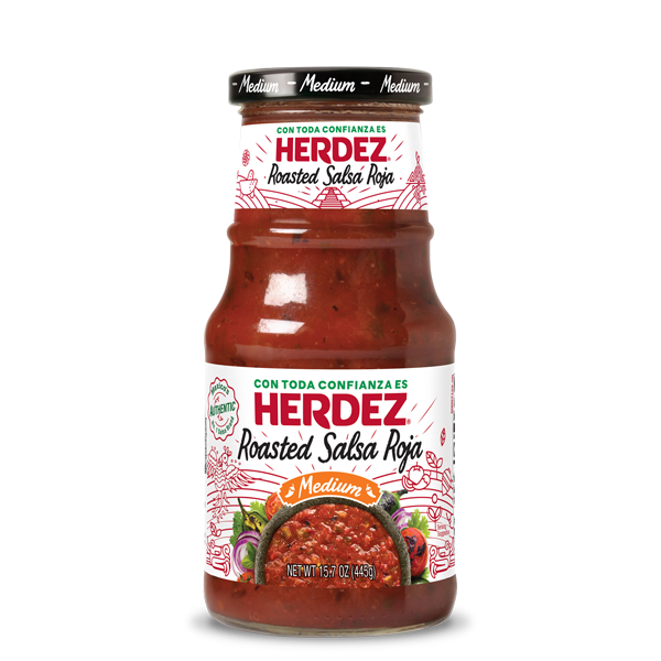 Herdez Red ROASTED Sauce 15.7oz