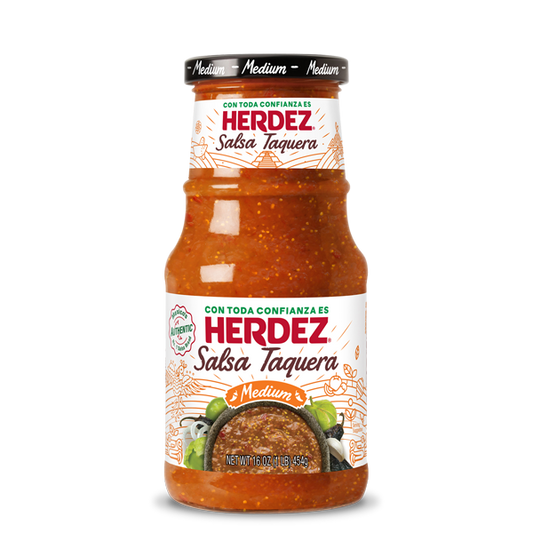 HERDEZ SALSA Taquera Medium 16oz