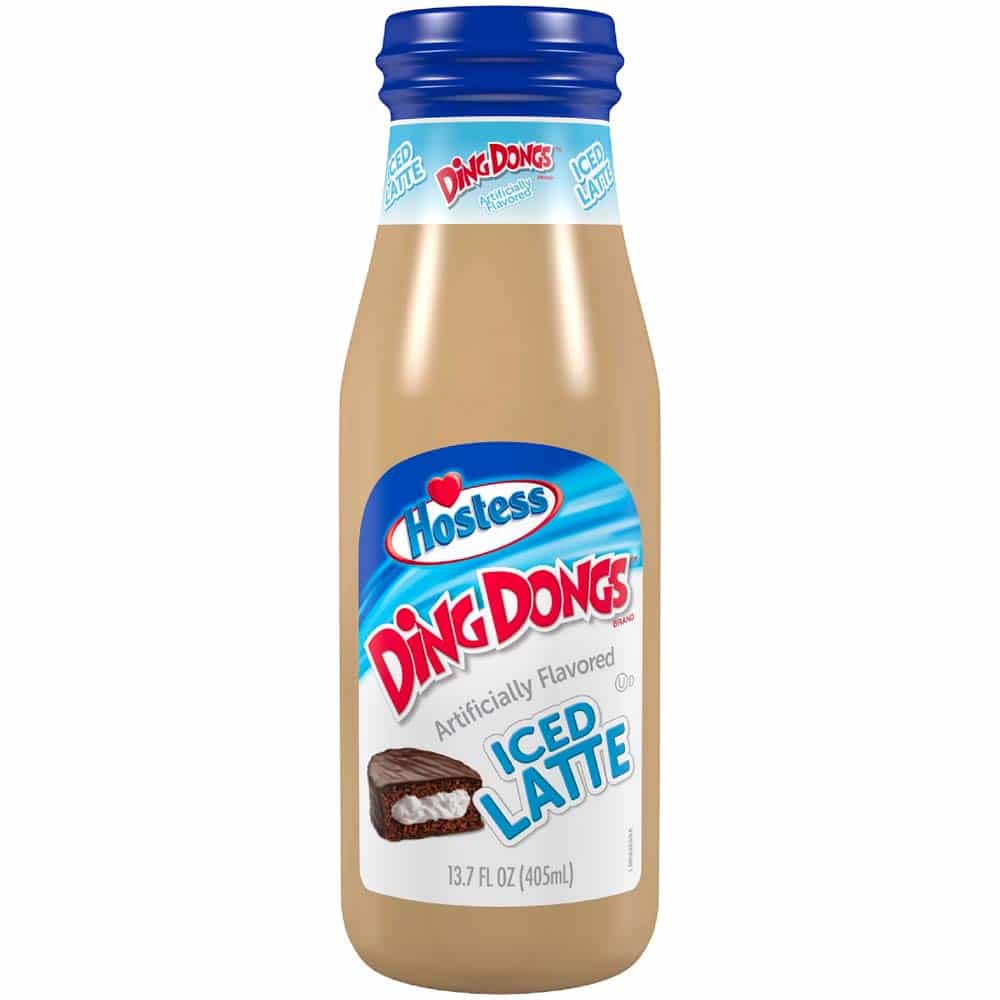 Hostess Ding Dong Artificially 405 Mililiters Iced Latte  Drink