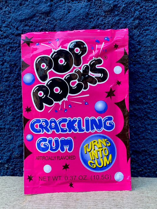 Pop Rocks Turns Into Gum Crackling Gum Artificially Flavored 10.5 Grams