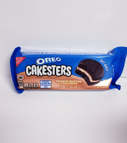 Oreo Cakesters Peanut Butter Flavor Creme 86 Grams