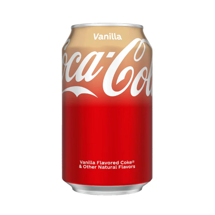 Coca Cola Vanilla Flavored R 355 Mililiters Coca Cola Soda Drink